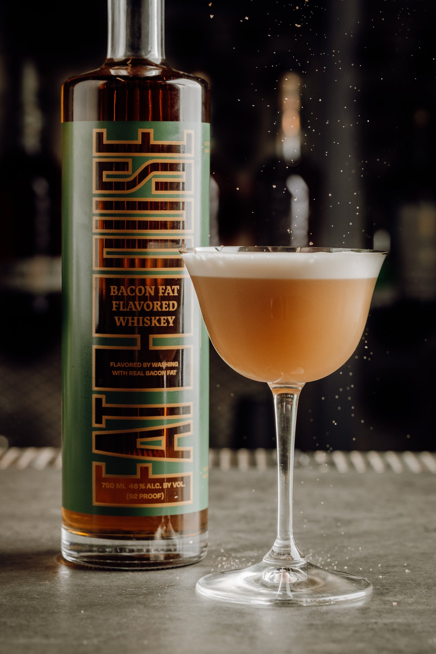 BACON FAT FLAVORED WHISKEY